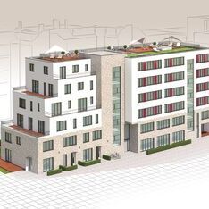 Neubau von 24 Eigentumswohnungen, Berlin-Prenzlauer-Berg - Nordost