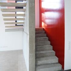 Neubau eines Einfamilienhauses, Berlin-Biesdorf - Treppe