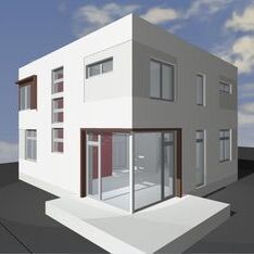 3D Rendering - Neubau eines Einfamilienhauses, Berlin-Biesdorf