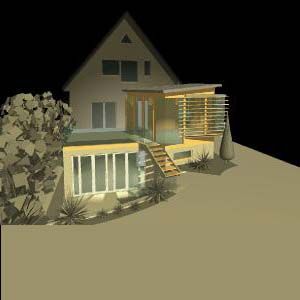 Anbau an ein Einfamilienhaus, Hamburg-Sasel