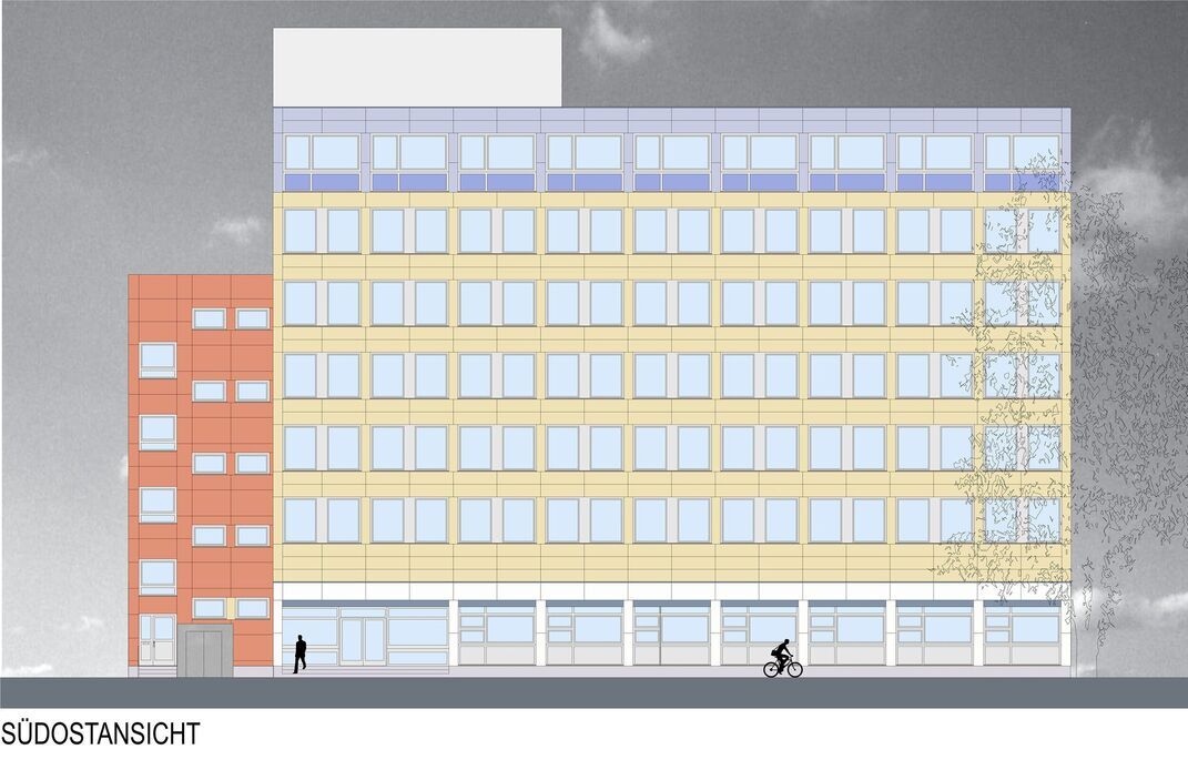 Energetische Sanierung, Dach und Fassade, Finanzamt, Berlin-Schöneberg